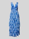 Lace & Beads Avondjurk in laagjeslook Blauw