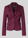 Marc Cain Slim Fit Blazer mit Pattentaschen Bordeaux