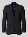Strellson Regular fit 2-knoops colbert met wol Zwart