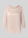 Rinascimento blouse van satijn Taupe