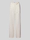 Jake*s Casual Stoffhose mit Schleifen-Detail Beige