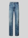 REVIEW Slim Fit Jeans mit 5-Pocket-Design Blau