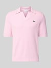 Lacoste Regular Fit Poloshirt aus Baumwoll-Mix Rosa