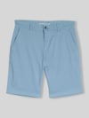 Tom Tailor Szorty chino o kroju slim fit z czystej bawełny Szaroniebieski