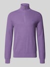 Polo Ralph Lauren Pullover mit Half Zip Troyerkragen Flieder