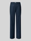 Raphaela By Brax Flared stoffen broek van linnenmix Donkerblauw