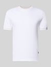 BOSS Slim Fit T-Shirt aus reiner Baumwolle Modell 'Tessler 195' Weiss