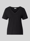s.Oliver RED LABEL t-shirt o kroju relaxed fit z czystej bawełny Czarny