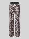 s.Oliver BLACK LABEL Straight Leg Hose mit elastischem Bund Sand