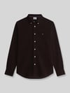 Tommy Hilfiger Regular Fit Freizeithemd aus reiner Baumwolle Mittelbraun