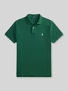 Polo Ralph Lauren Slim Fit Poloshirt aus reiner Baumwolle Dunkelgruen