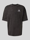 Champion Relaxed Fit T-Shirt mit Label-Stitching BLACK