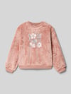 Mayoral Sweatshirt mit Pailletten Hellrosa