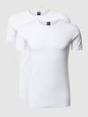 BOSS T-shirt z detalem z logo w zestawie 2 szt. Biały