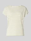 s.Oliver RED LABEL T-shirt o kroju loose fit z mieszanki wiskozy Écru