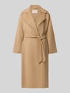 Weekend Max Mara Regular Fit Mantel aus Schurwoll-Mix Modell 'OPEROSO' Camel