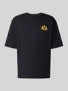 REVIEW T-Shirt mit Label-Patch Black
