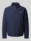 GANT Jacke mit Label-Details Modell 'QUILTED' Marine