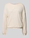 Tom Tailor Regular Fit Sweatshirt aus Viskose-Mix Sand