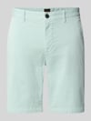 BOSS Orange Slim Fit Chinoshorts aus Baumwoll-mix Mint