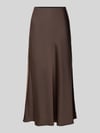 YAS Midirok met elastische band, model 'PELLA' Middenbruin