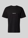 JACK & JONES T-Shirt mit Label-Stitching Modell 'NORREBRO' Black