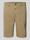 Superdry Regular fit korte chino met steekzakken opzij Olijfgroen