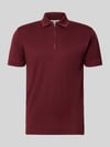 Selected Regular Fit Poloshirt aus Baumwoll-Mix Modell 'FAVE' Bordeaux