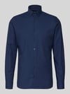 OLYMP Level 5 Slim fit zakelijk overhemd met stretch Marineblauw