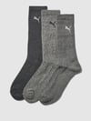 PUMA Sportsokken, set van 3 Middengrijs