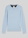 Tom Tailor Regular Fit Pullover aus reiner Baumwolle Hellblau