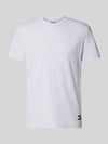 Tommy Jeans Regular Fit T-Shirt aus Baumwoll-Mix Hellgrau Melange
