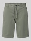 BOSS Orange Tapered Chinoshorts aus Baumwoll-Mix Oliv