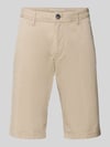 Tom Tailor Slim Fit Chinoshorts aus Baumwoll-Mix Beige