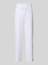 Raffaello Rossi Straight Leg Jogpants aus Hightech Jersey Modell 'CANDICE' Weiss