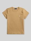 Polo Ralph Lauren regular fit T-shirt van puur katoen Camel