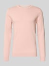 s.Oliver RED LABEL Regular Fit Pullover aus reiner Baumwolle Hellrosa Melange