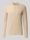ONLY & SONS Regular fit gebreide pullover van katoenmix, model 'PHIL' Beige