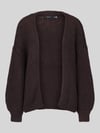 VERO MODA Loose Fit Strickjacke mit Ballonärmeln Modell 'MAYBE' Schoko