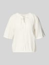s.Oliver RED LABEL Relaxed Fit Blusenshirt aus Viskose-Mix Ecru