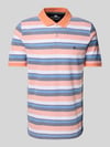 Fynch-Hatton Regular Fit Poloshirt mit Logo-Stitching Orange