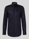 BOSS Slim Fit Businesshemd mit extra langem Arm Modell 'HANK' Marine