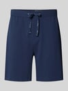 Christian Berg Men Sweatshorts aus reiner Baumwolle Marine