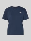 Tommy Hilfiger Regular Fit T-Shirt aus Baumwoll-Mix Marine