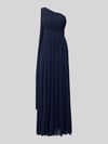 TROYDEN COLLECTION Maxikleid im One-Shoulder-Look mit Taillenband Dunkelblau