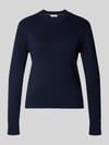 Tommy Hilfiger sweter z czystej bawełny w kroju regular fit Granatowy
