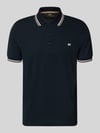 Christian Berg Men Koszulka polo w kroju regular fit z kontrastowymi paskami Granatowy