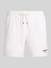 Polo Ralph Lauren Badeshorts mit Label Stitching Weiss