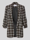PIECES Shaped Fit Longblazer mit Schalkragen Modell 'BOSELLA' Black