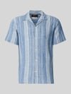 JACK & JONES Premium Regular Fit Freizeithemd mit Leinen-Anteil Modell 'Summer' Bleu